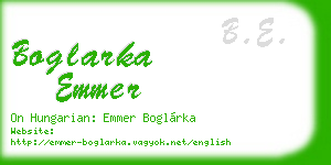 boglarka emmer business card
