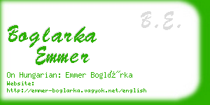 boglarka emmer business card